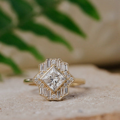 The Isabella Princess Cut Ring