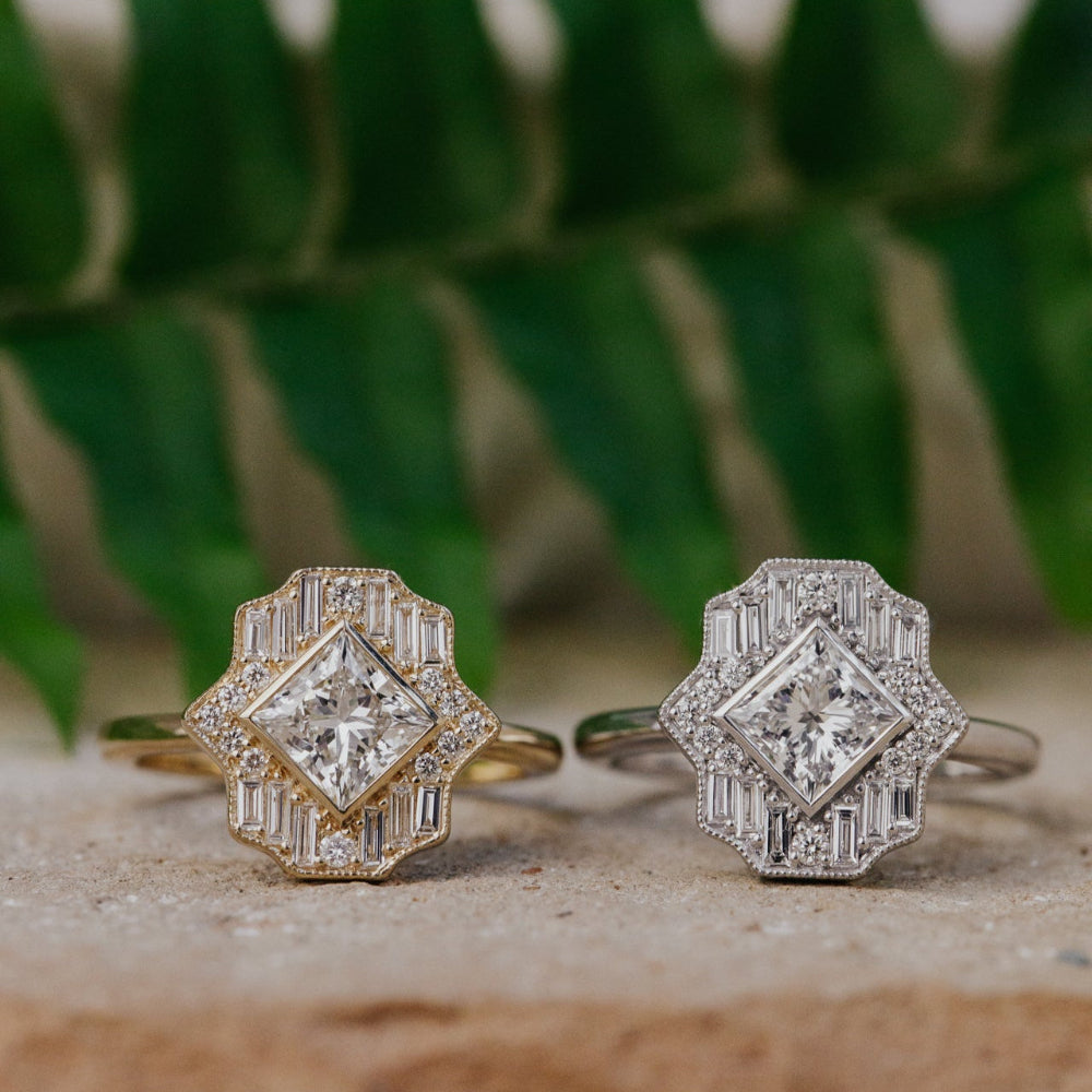 The Isabella Princess Cut Ring