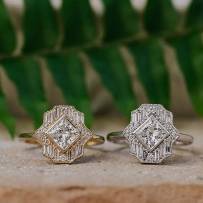The Isabella Princess Cut Ring