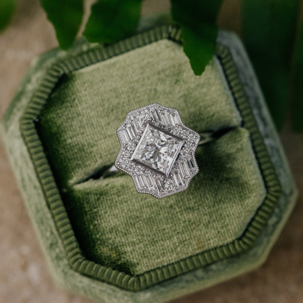 The Isabella Princess Cut Ring
