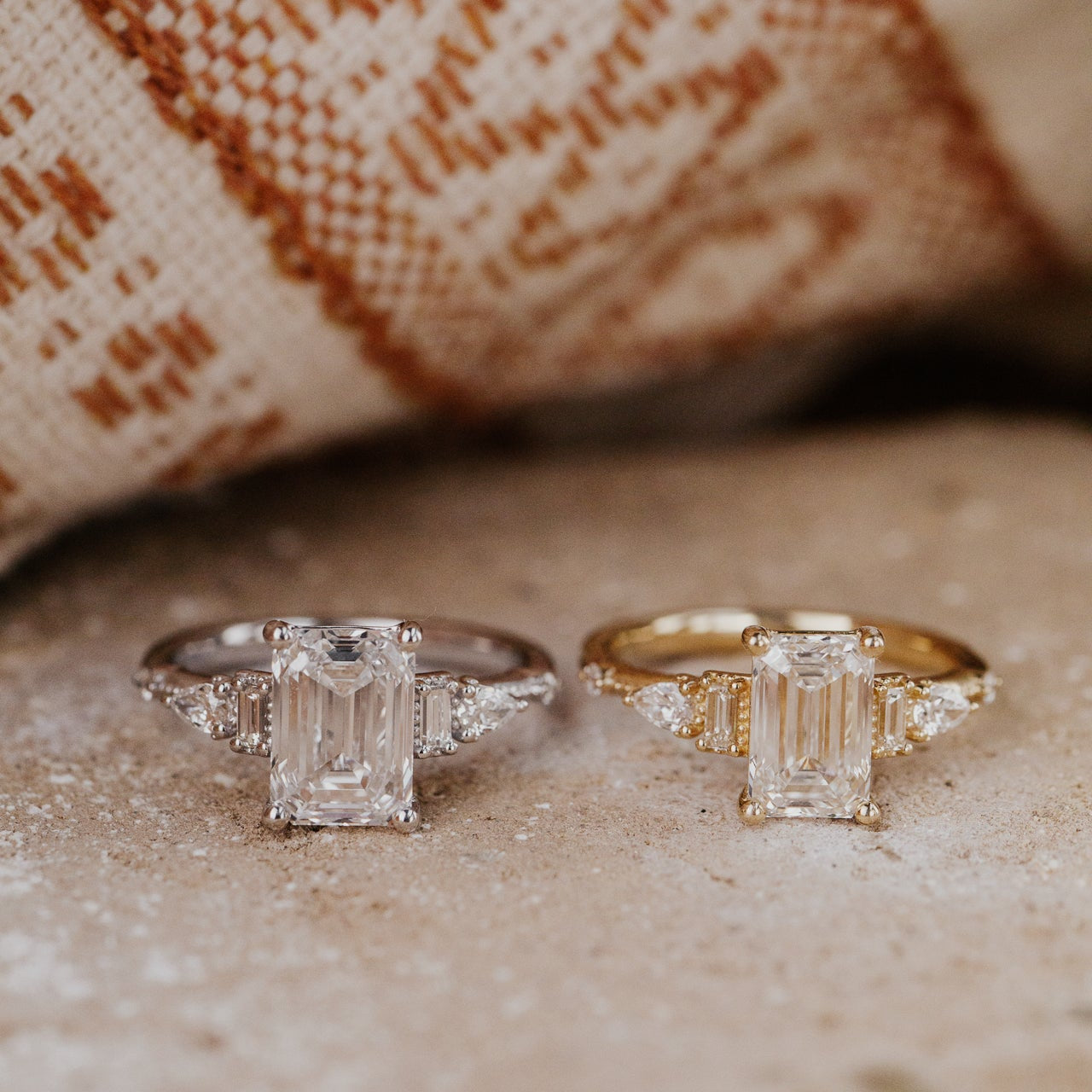 The Encanto Emerald Cut Ring