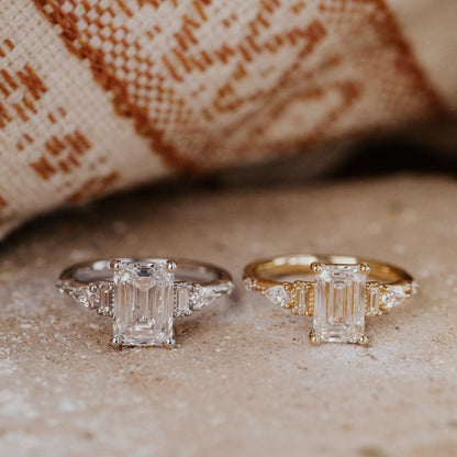 The Encanto Emerald Cut Ring