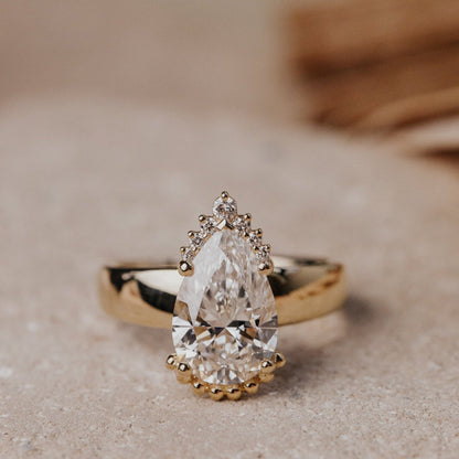 The Rosalinda Pear Ring