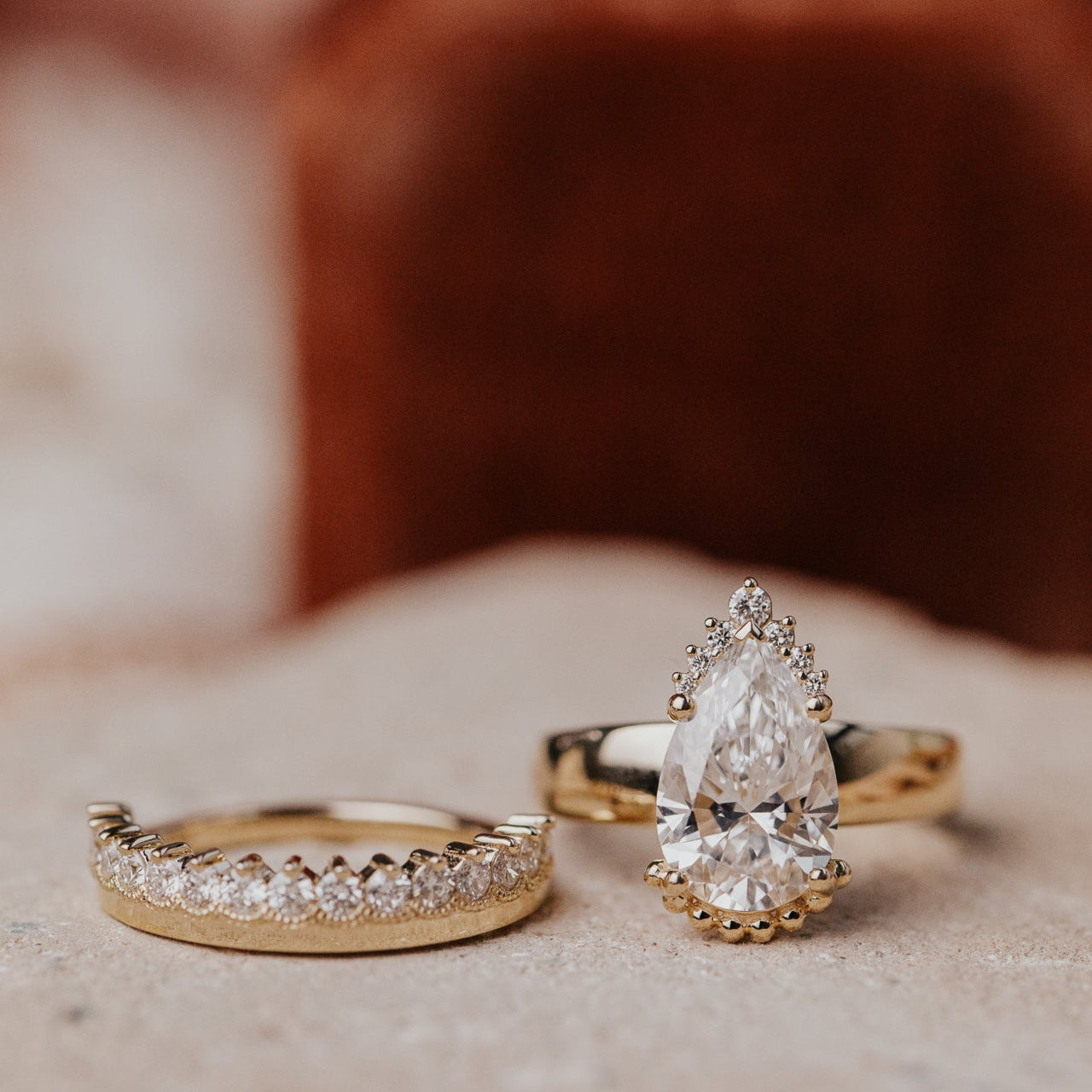The Rosalinda Pear Ring