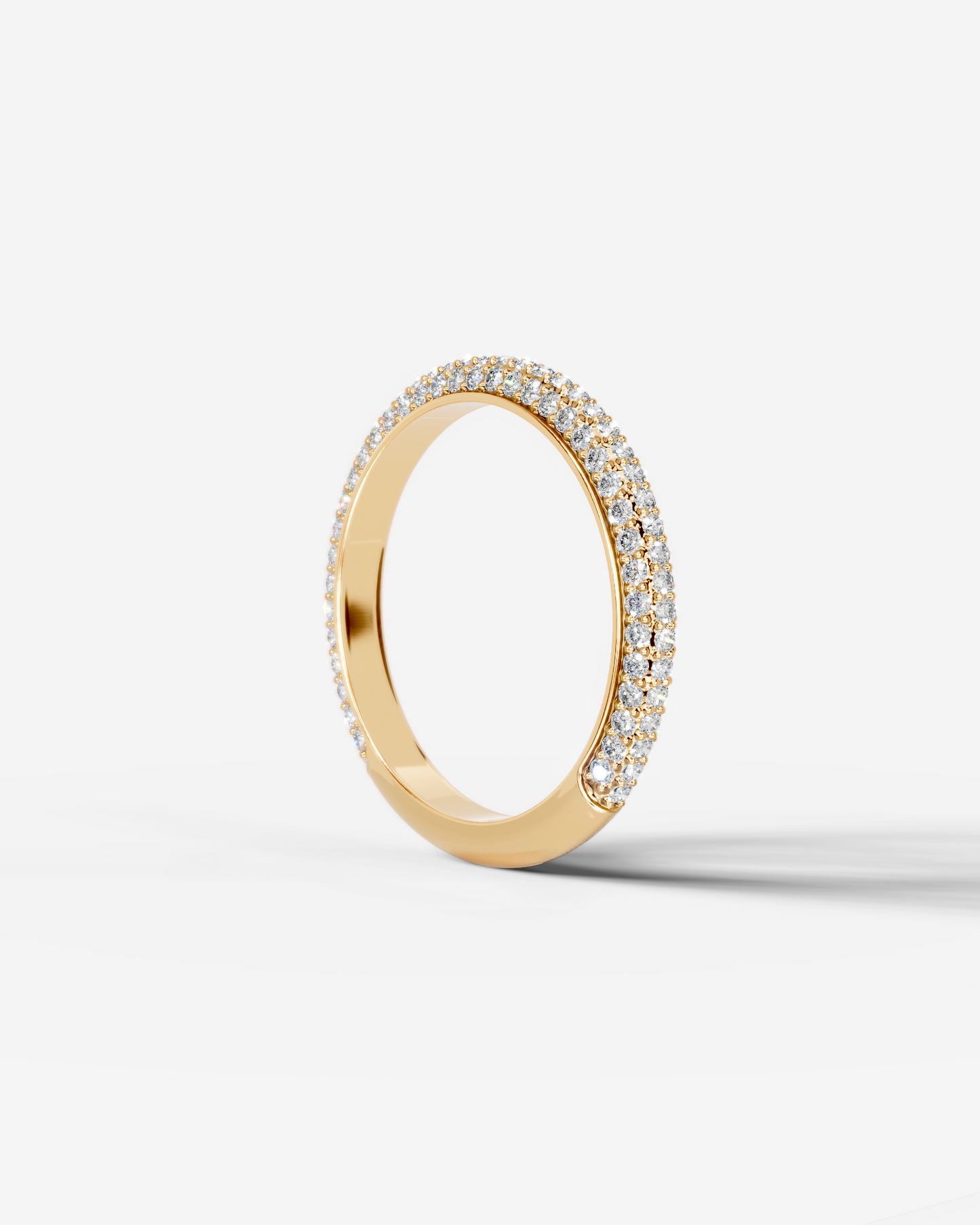 Anastasia Lab Grown Round Diamond Wedding Ring - Yellow Gold - 14K - 6ct