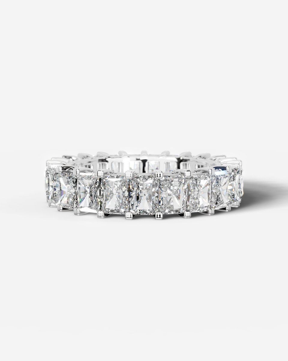Andi Lab Grown Radiant Diamond Wedding Ring - Platinum