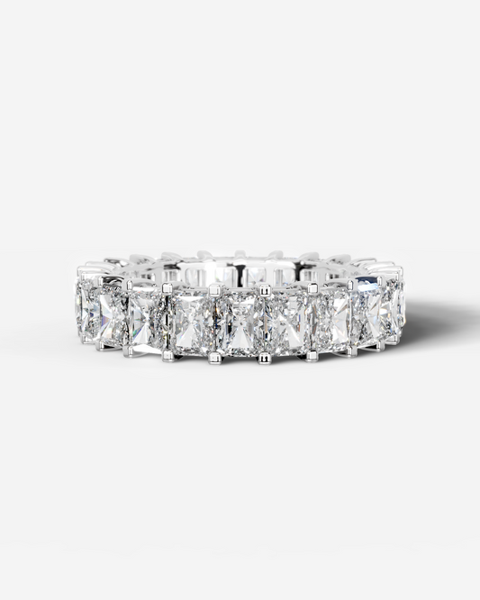 Andi Lab Grown Radiant Diamond Wedding Ring - Platinum - 3ct