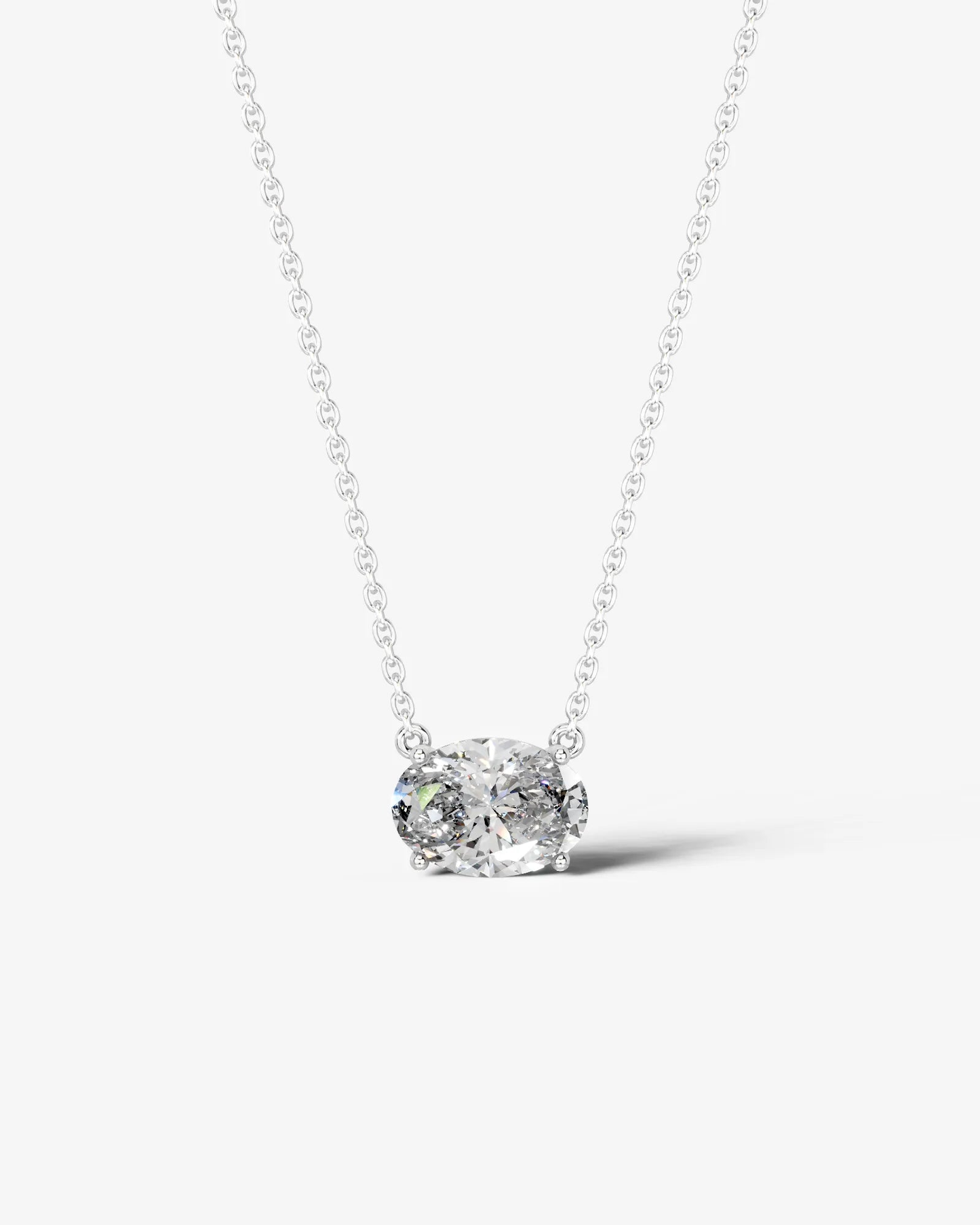 Andi Lab Grown Radiant Diamond Wedding Ring - White Gold - 18K - 3ct
