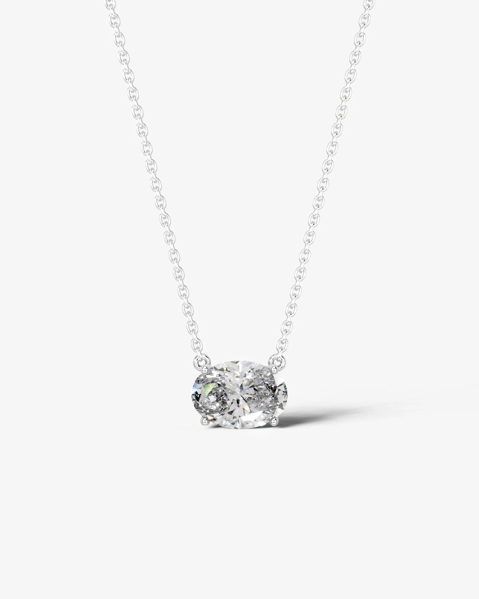 Andi Lab Grown Radiant Diamond Wedding Ring - White Gold - 18K - 3ct