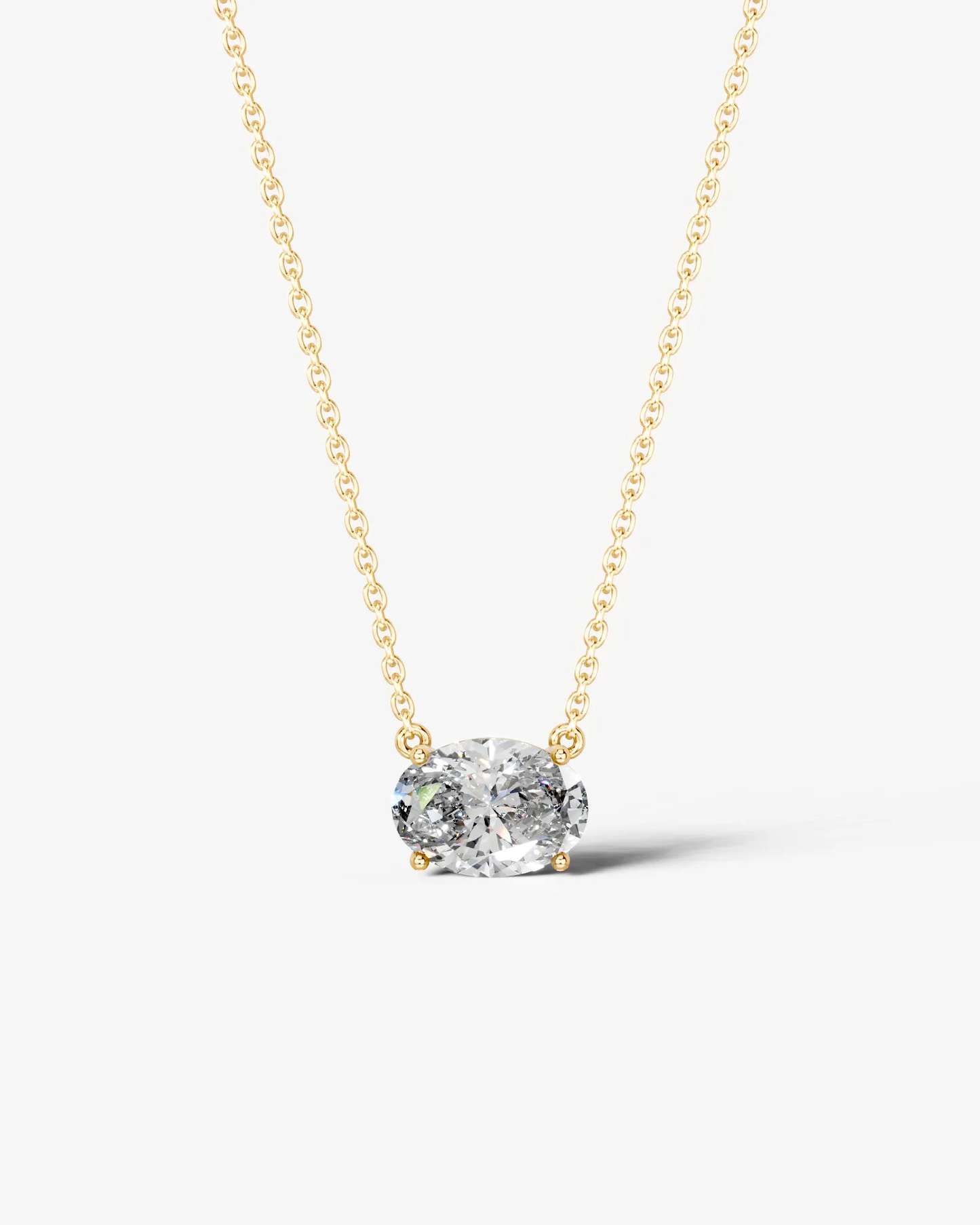 Andi Lab Grown Radiant Diamond Wedding Ring - Yellow Gold - 18K - 3ct