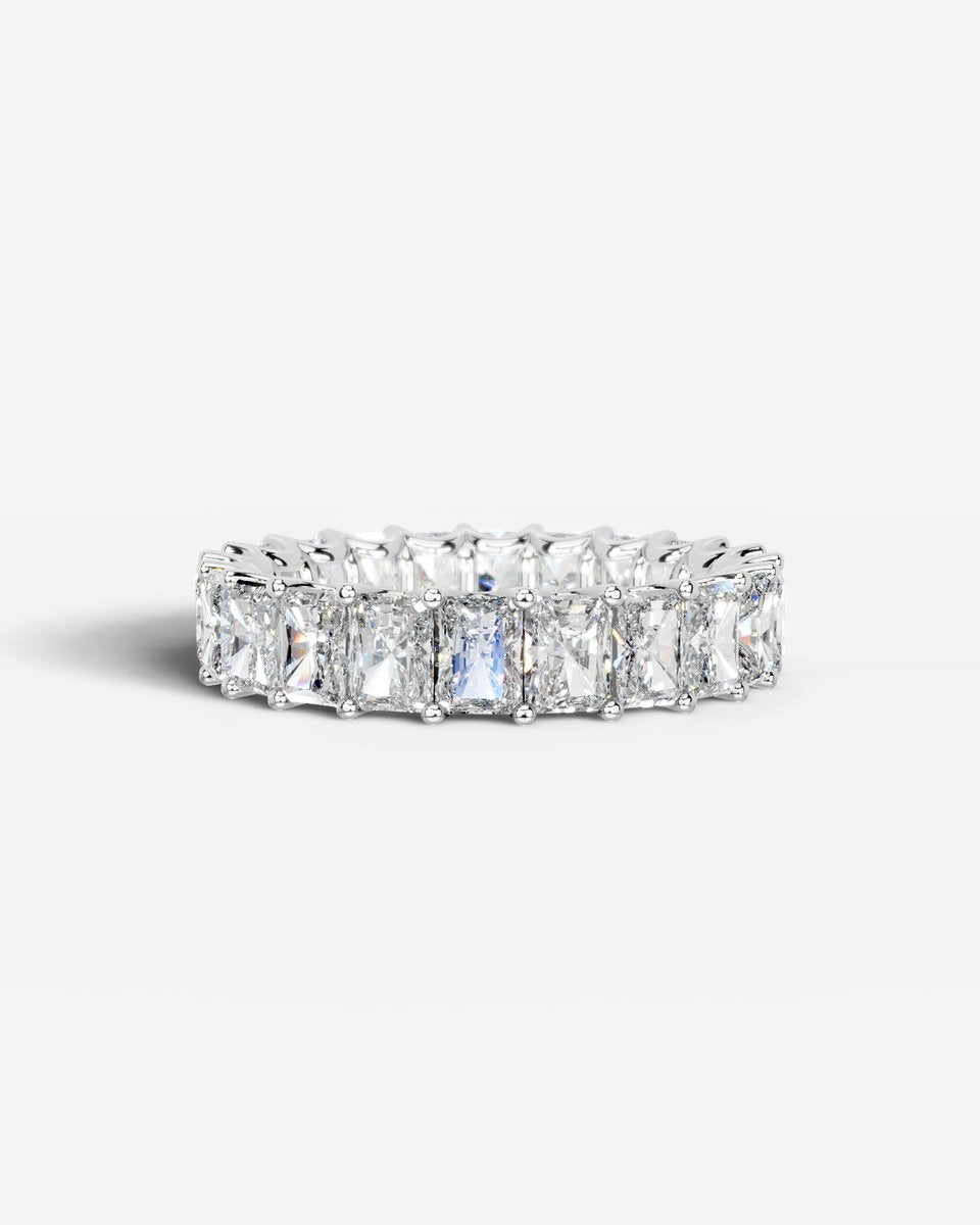 Andrea Lab Grown Radiant Diamond Wedding Ring - Platinum