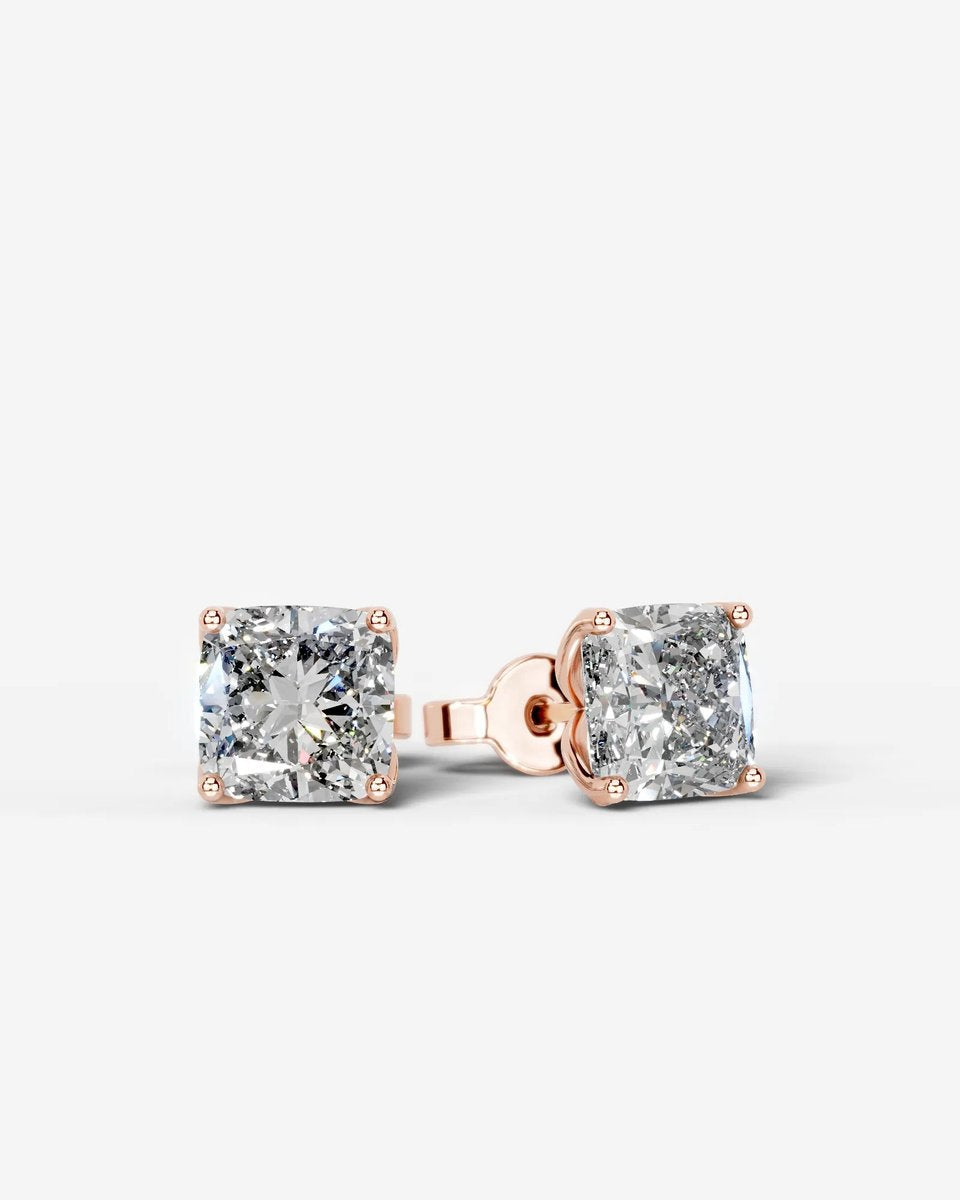 Andrea Lab Grown Radiant Diamond Wedding Ring - Rose Gold
