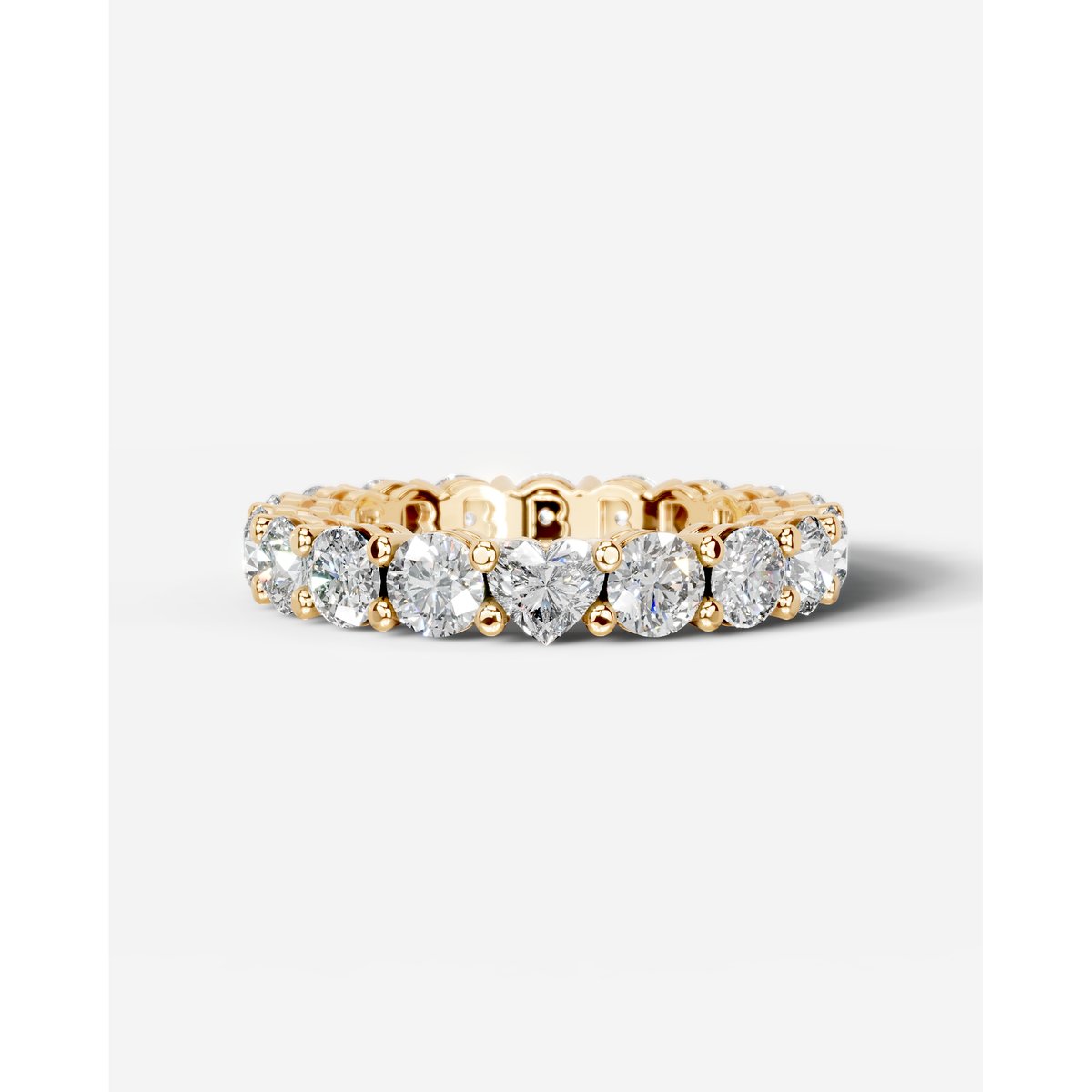 Anne Lab Grown Round Diamond Wedding Ring - Platinum