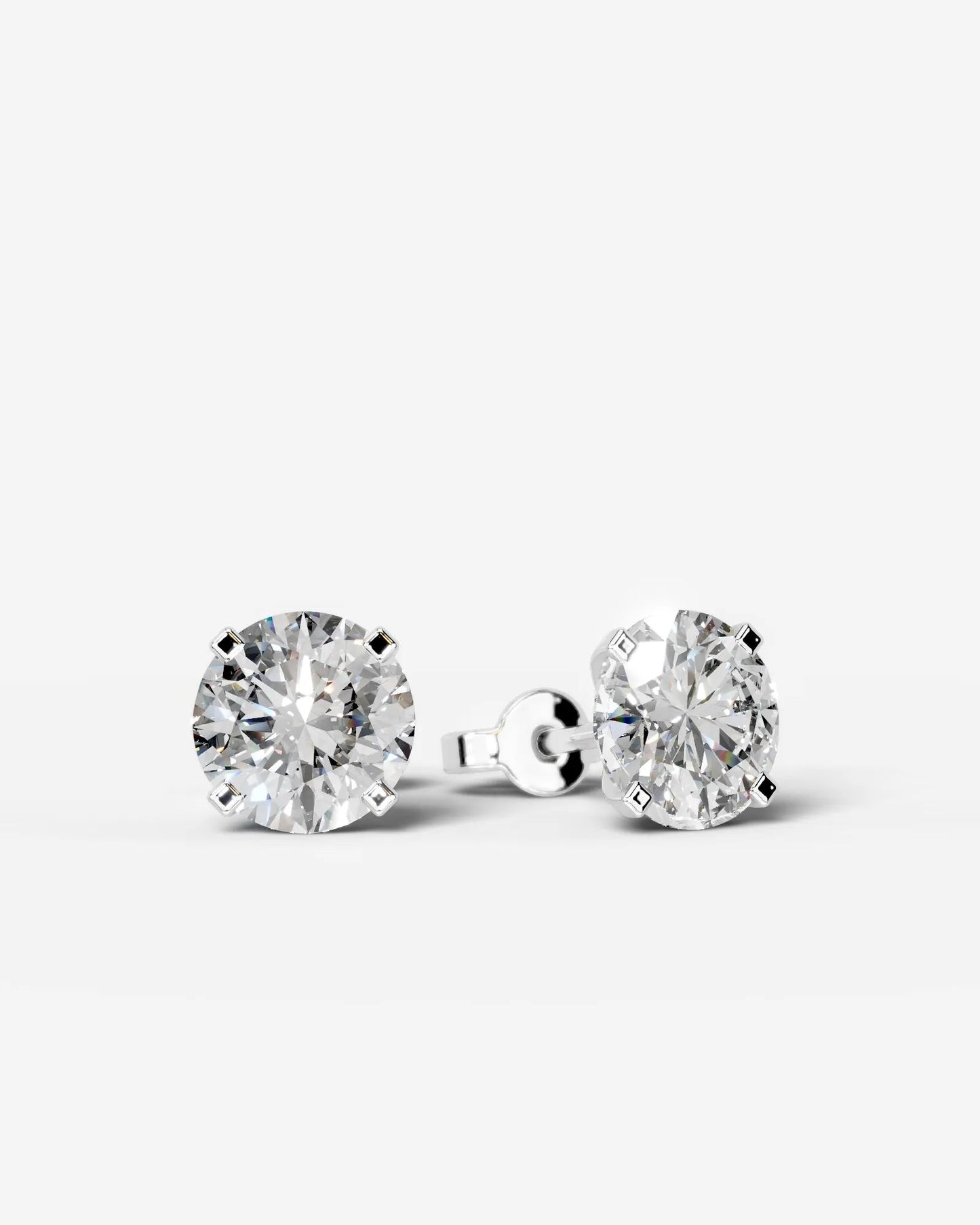 Mia Lab Grown Round Diamond Wedding Ring - White Gold - 14K - 6ct