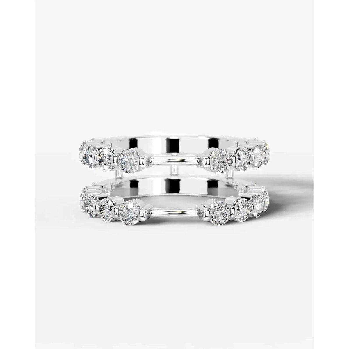 Ashley Lab Grown Round Diamond Wedding Ring - Platinum