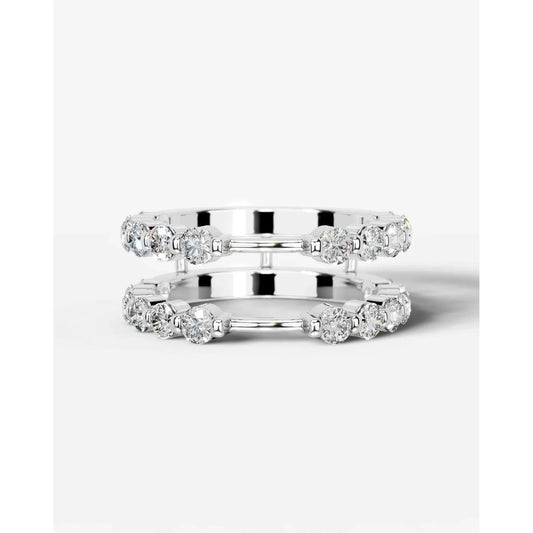 Ashley Lab Grown Round Diamond Wedding Ring - Platinum