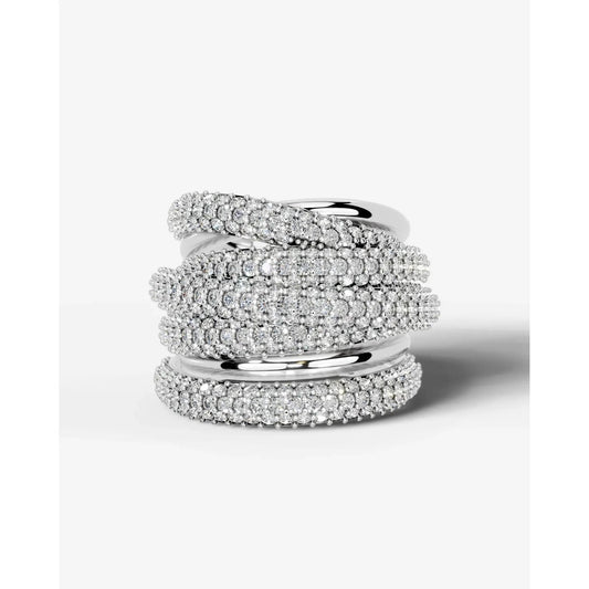 Aurora Lab Grown Round Diamond Wedding Ring - Platinum