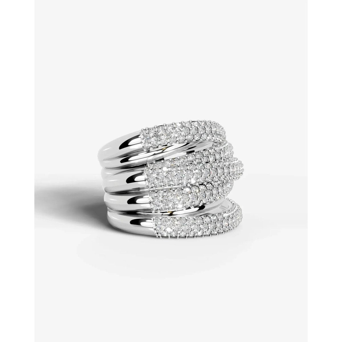 Aurora Lab Grown Round Diamond Wedding Ring - Platinum