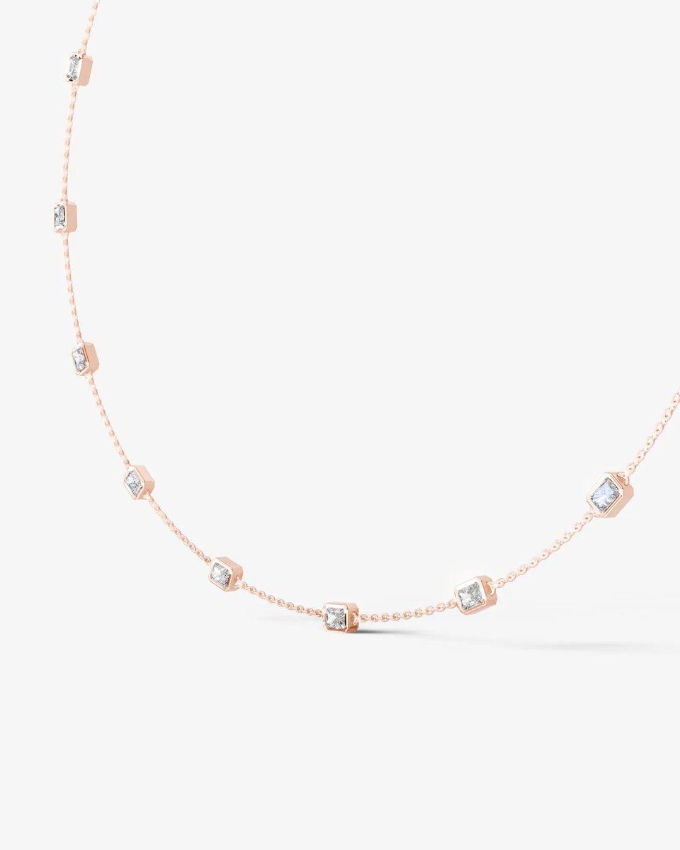 Beatriz Lab Grown Round Diamond Wedding Ring - Rose Gold