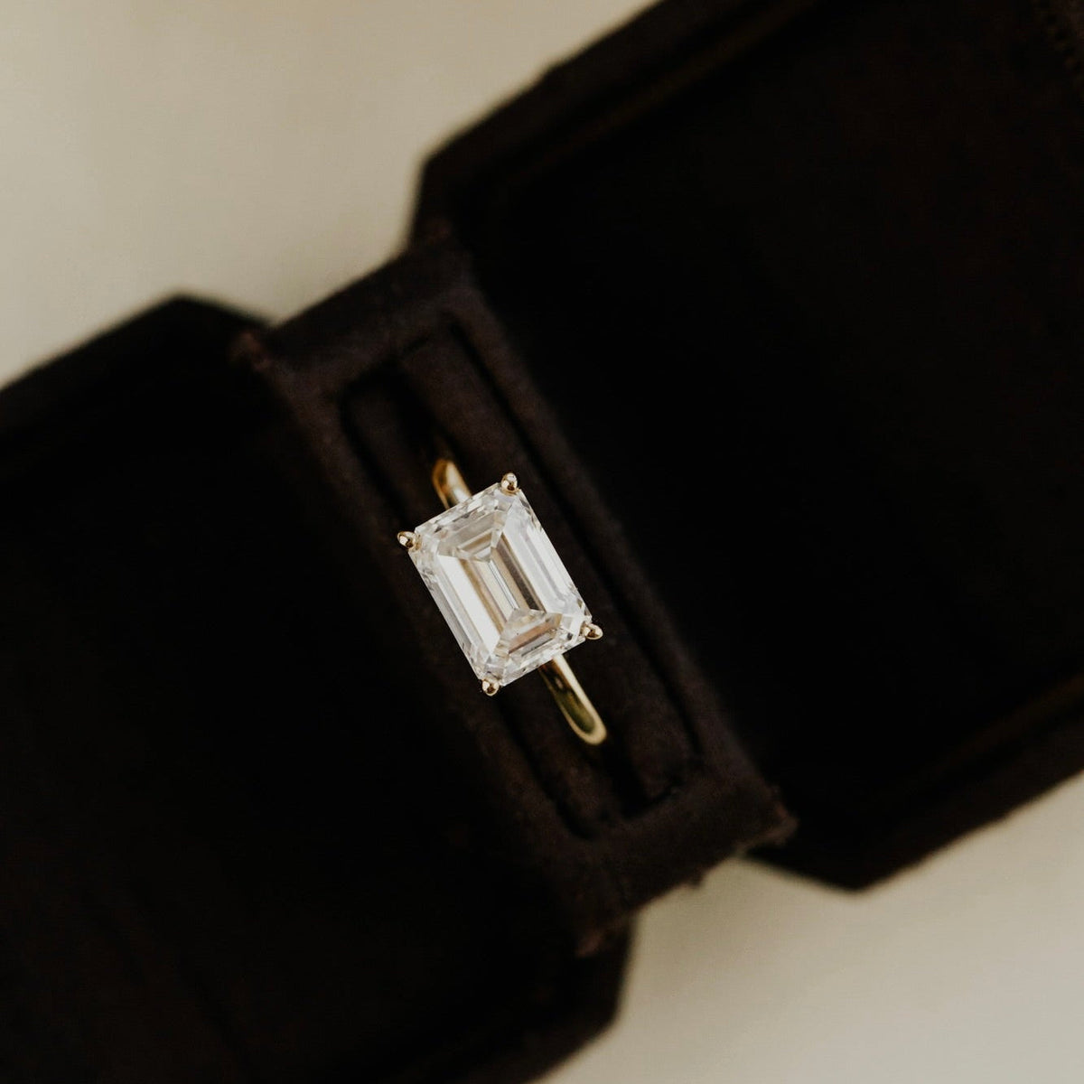 The Bennett Emerald Cut Lab Grown Diamond Ring