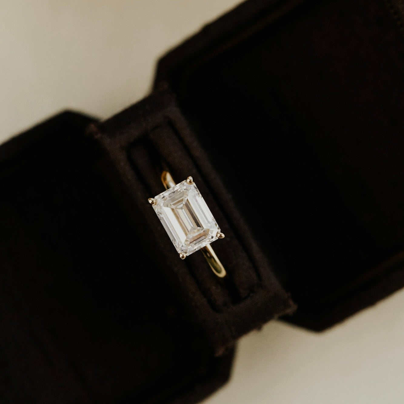 The Bennett Emerald Cut Lab Grown Diamond Ring