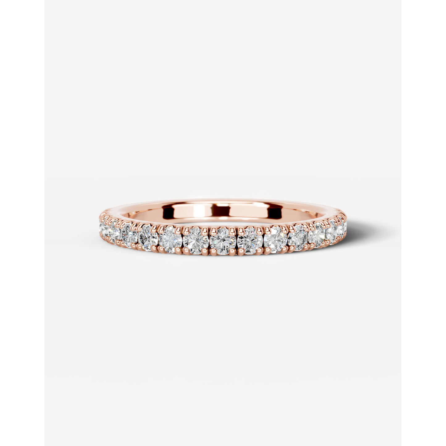 Blair Lab Grown Round Diamond Wedding Ring - Rose Gold - 18K - 6ct