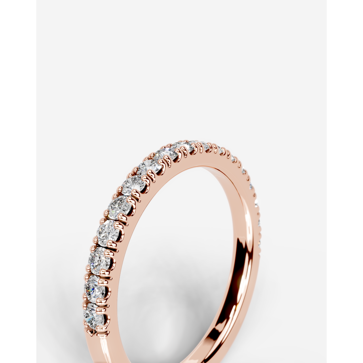 Blair Lab Grown Round Diamond Wedding Ring - Rose Gold - 18K - 2ct