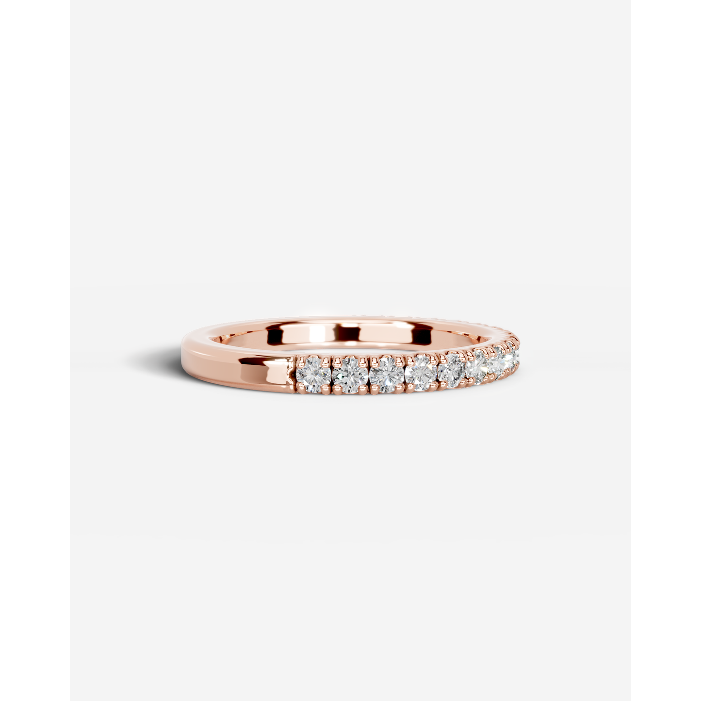 Blair Lab Grown Round Diamond Wedding Ring - Rose Gold - 18K - 3ct