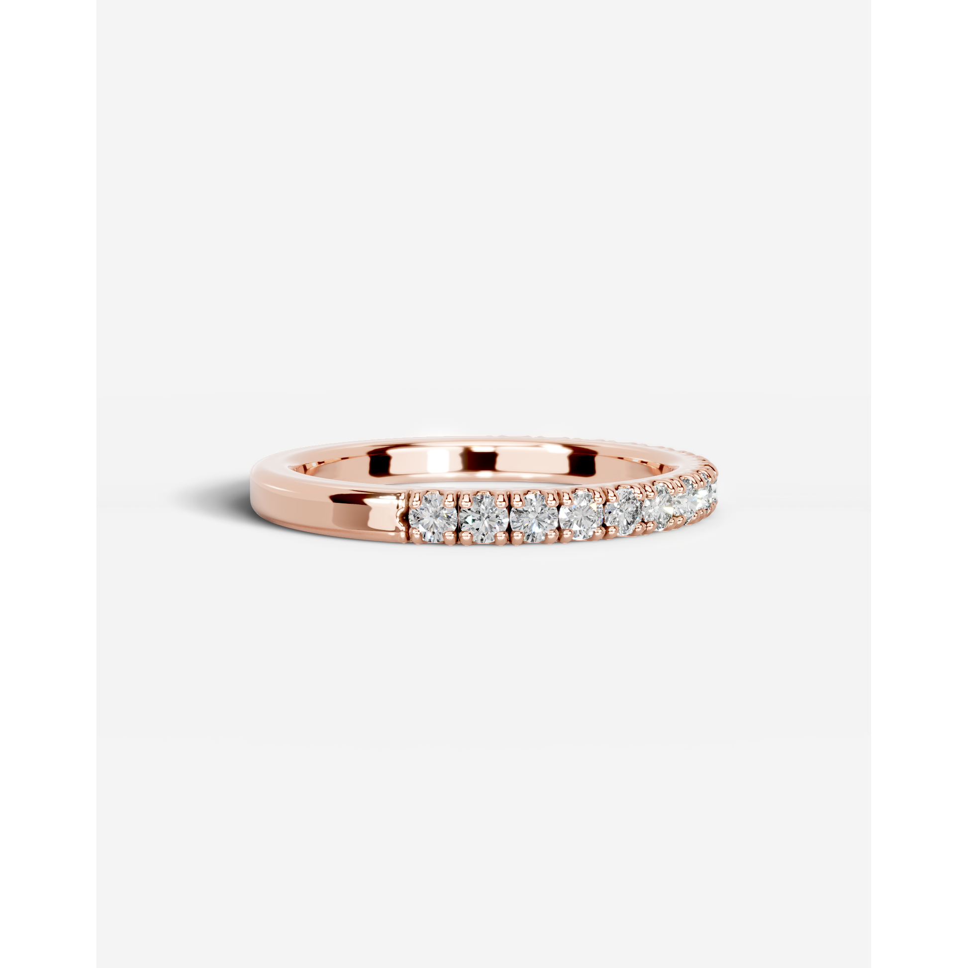 Blair Lab Grown Round Diamond Wedding Ring - Rose Gold - 18K - 3ct