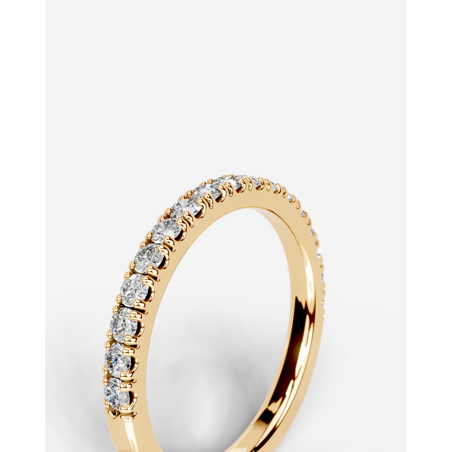 Blair Lab Grown Round Diamond Wedding Ring - Yellow Gold - 18K - 2ct