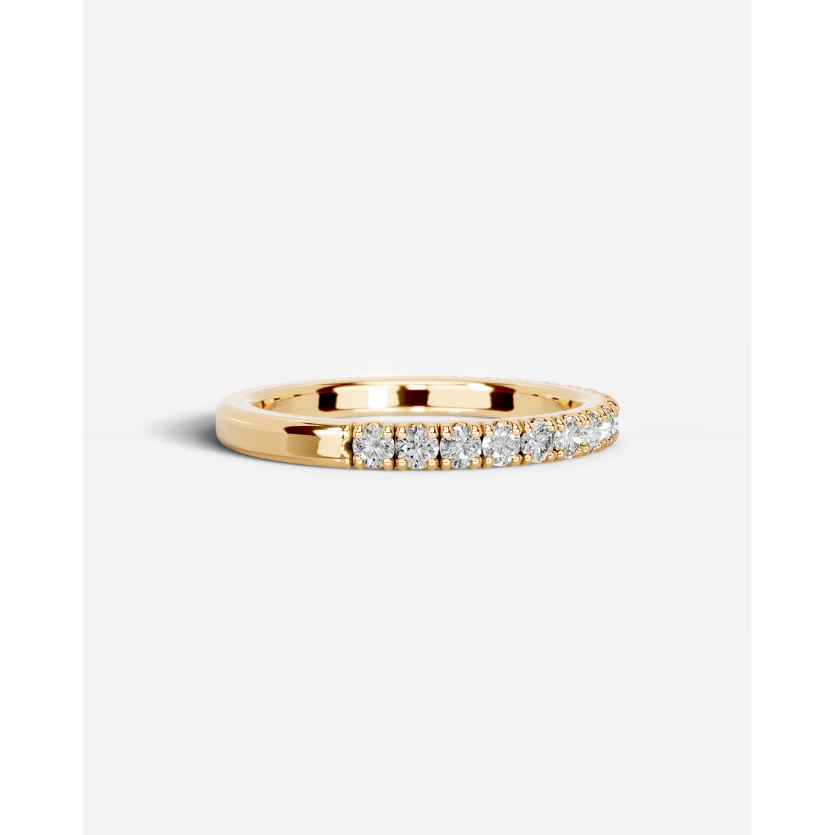 Blair Lab Grown Round Diamond Wedding Ring - Yellow Gold