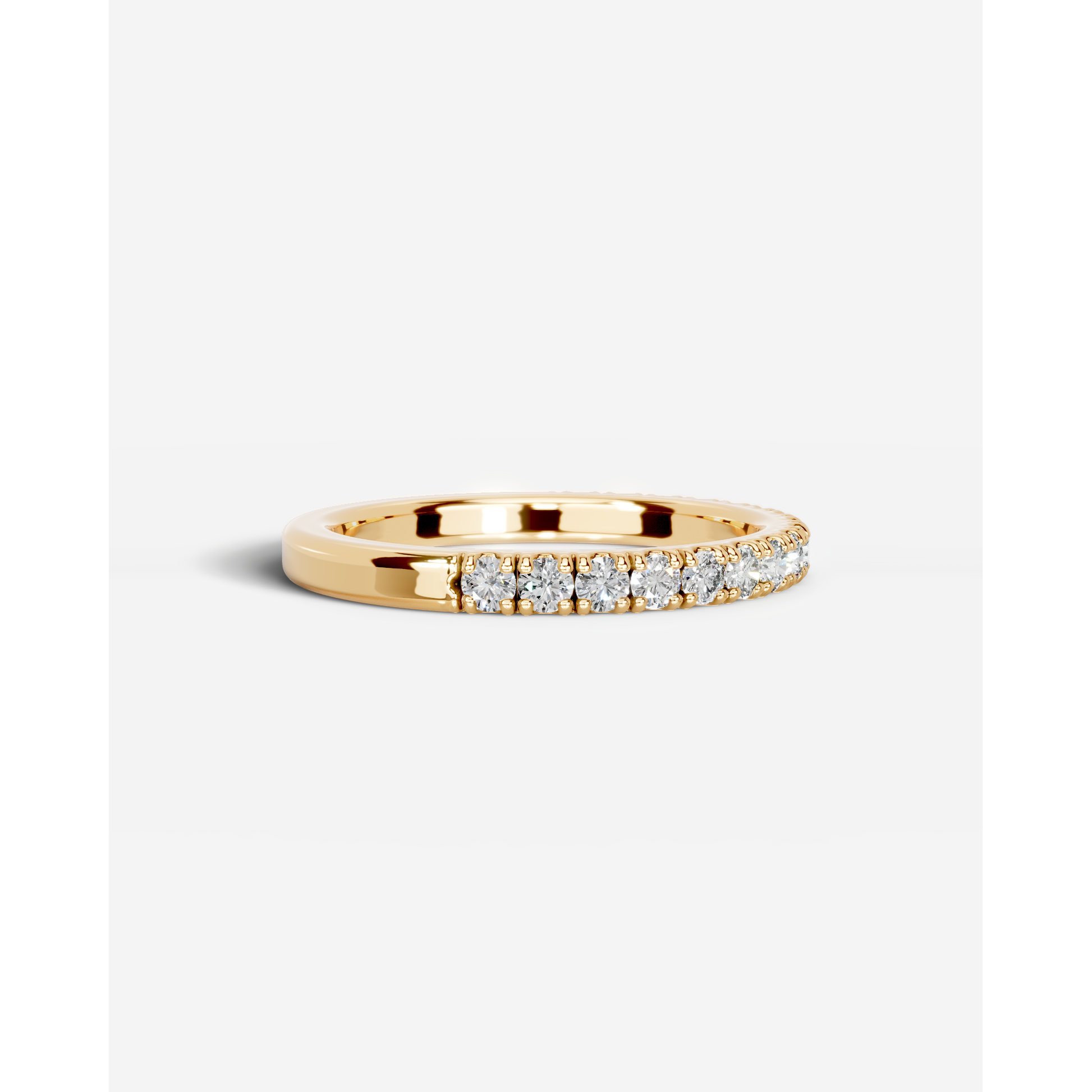 Blair Lab Grown Round Diamond Wedding Ring - Yellow Gold - 18K - 3ct