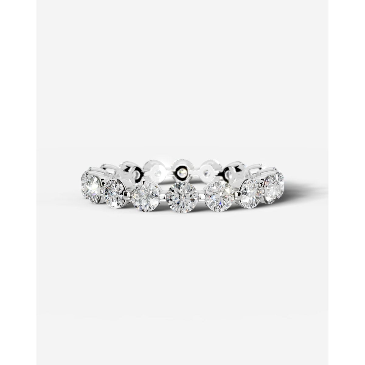 Blanca Lab Grown Round Diamond Wedding Ring - Platinum