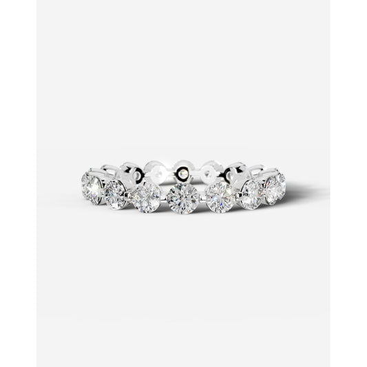 Blanca Lab Grown Round Diamond Wedding Ring - Platinum
