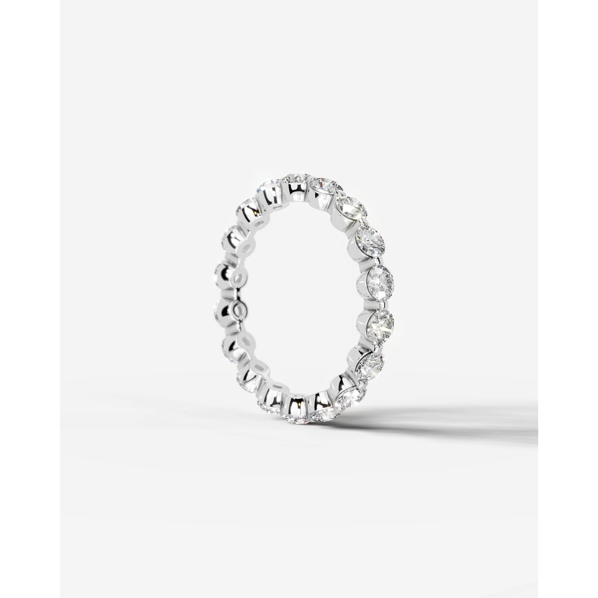 Blanca Lab Grown Round Diamond Wedding Ring - Platinum