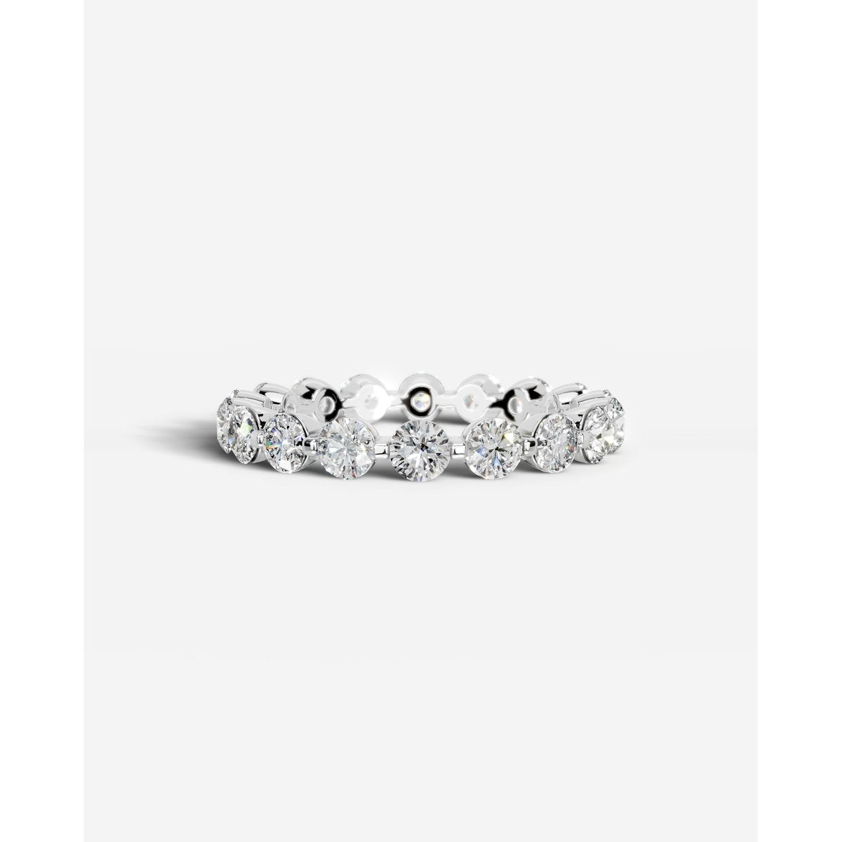 Blanca Lab Grown Round Diamond Wedding Ring - Platinum