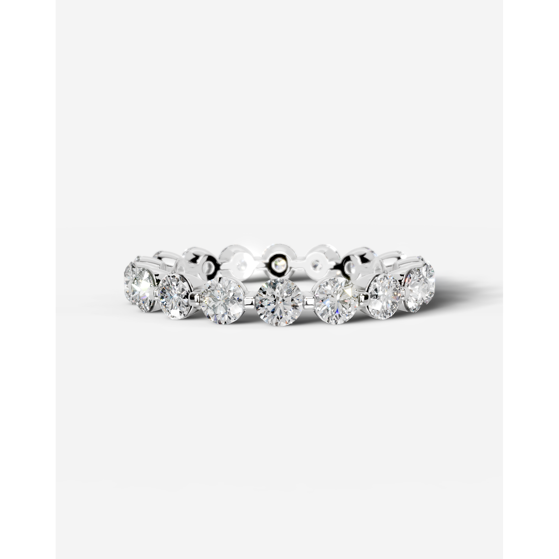 Blanca Lab Grown Round Diamond Wedding Ring - Platinum - 4ct