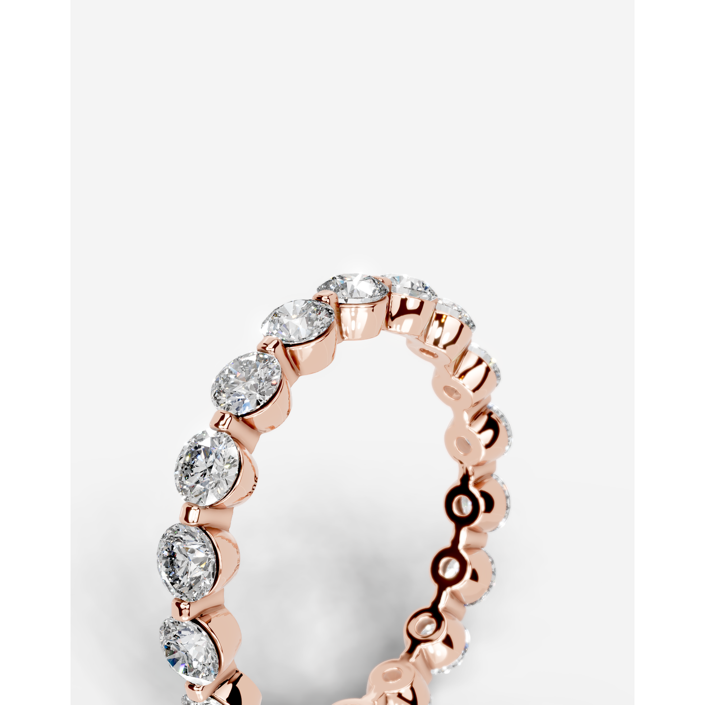 Blanca Lab Grown Round Diamond Wedding Ring - Rose Gold - 18K - 2ct