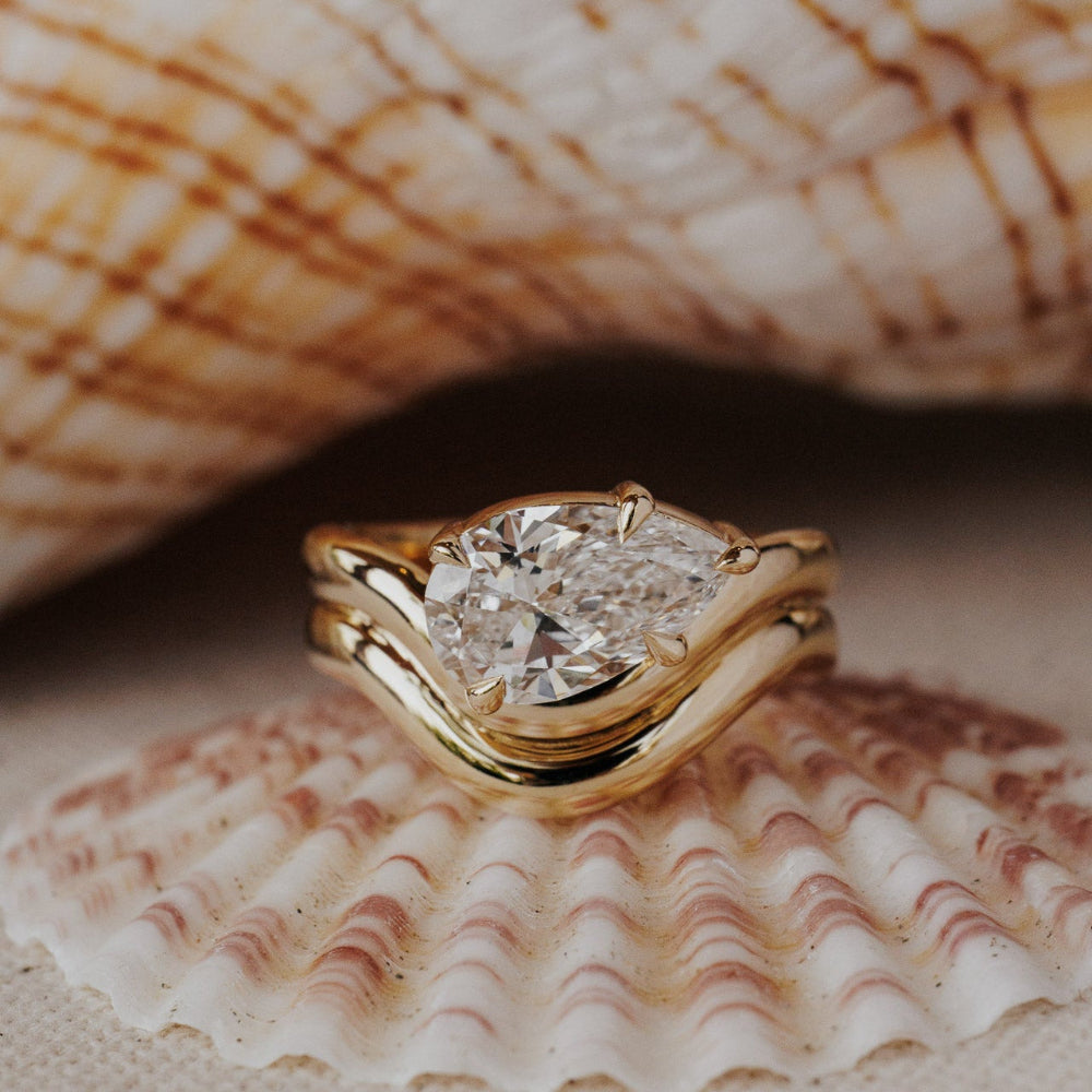 The Capri Pear Ring