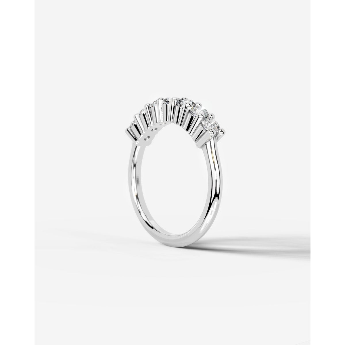 Catherine Lab Grown Round Diamond Wedding Ring - Platinum