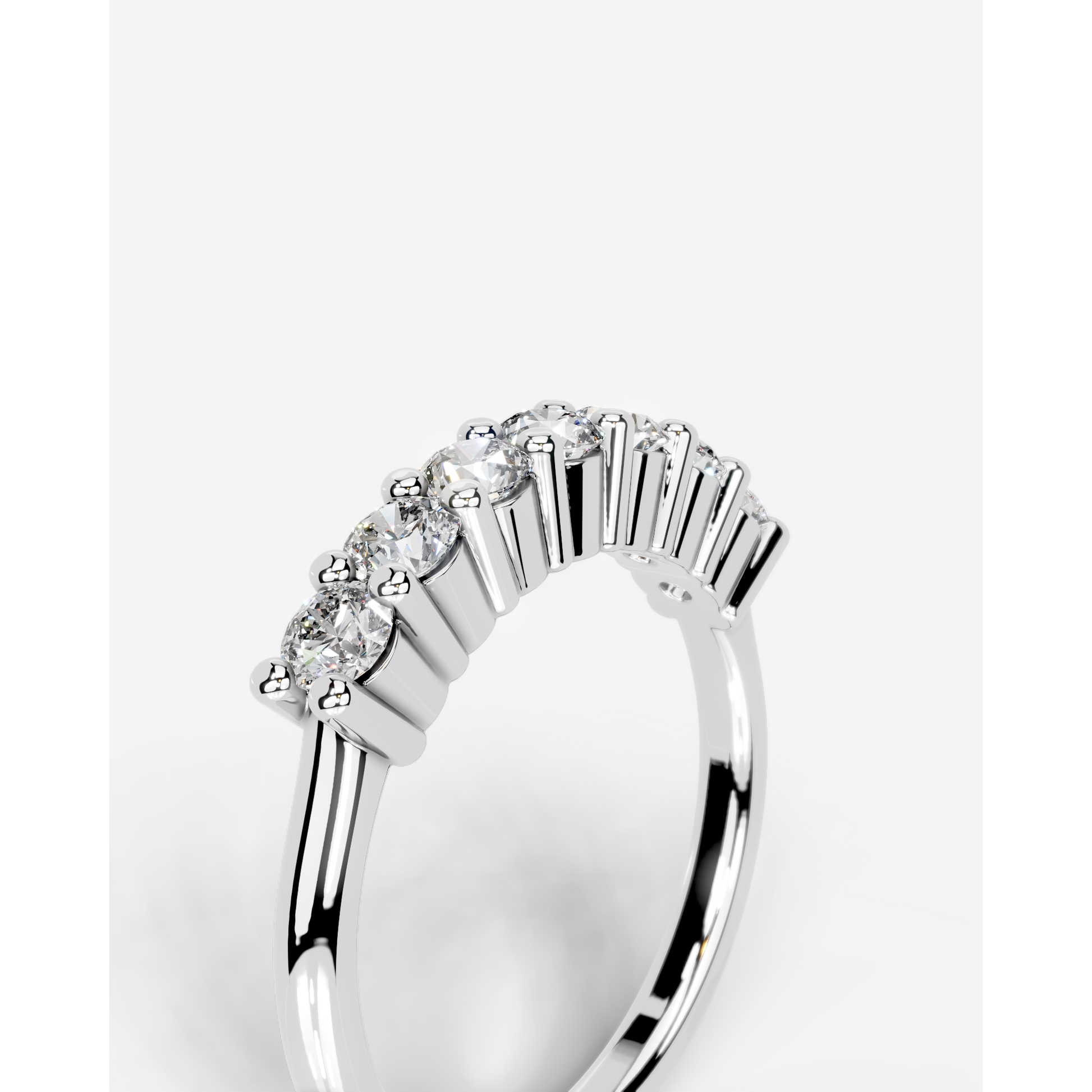 Catherine Lab Grown Round Diamond Wedding Ring - Platinum - 6ct