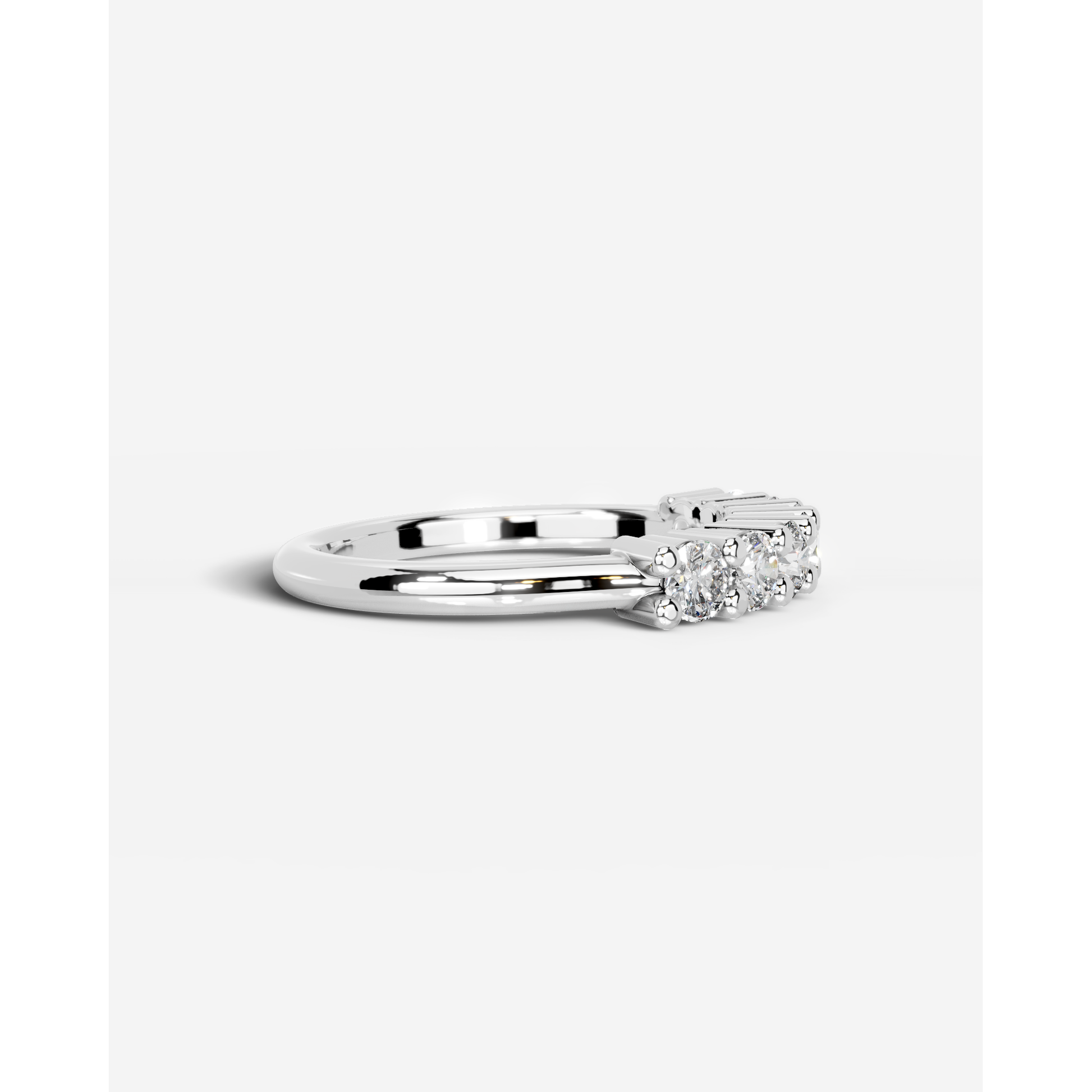 Catherine Lab Grown Round Diamond Wedding Ring - White Gold - 18K - 3ct
