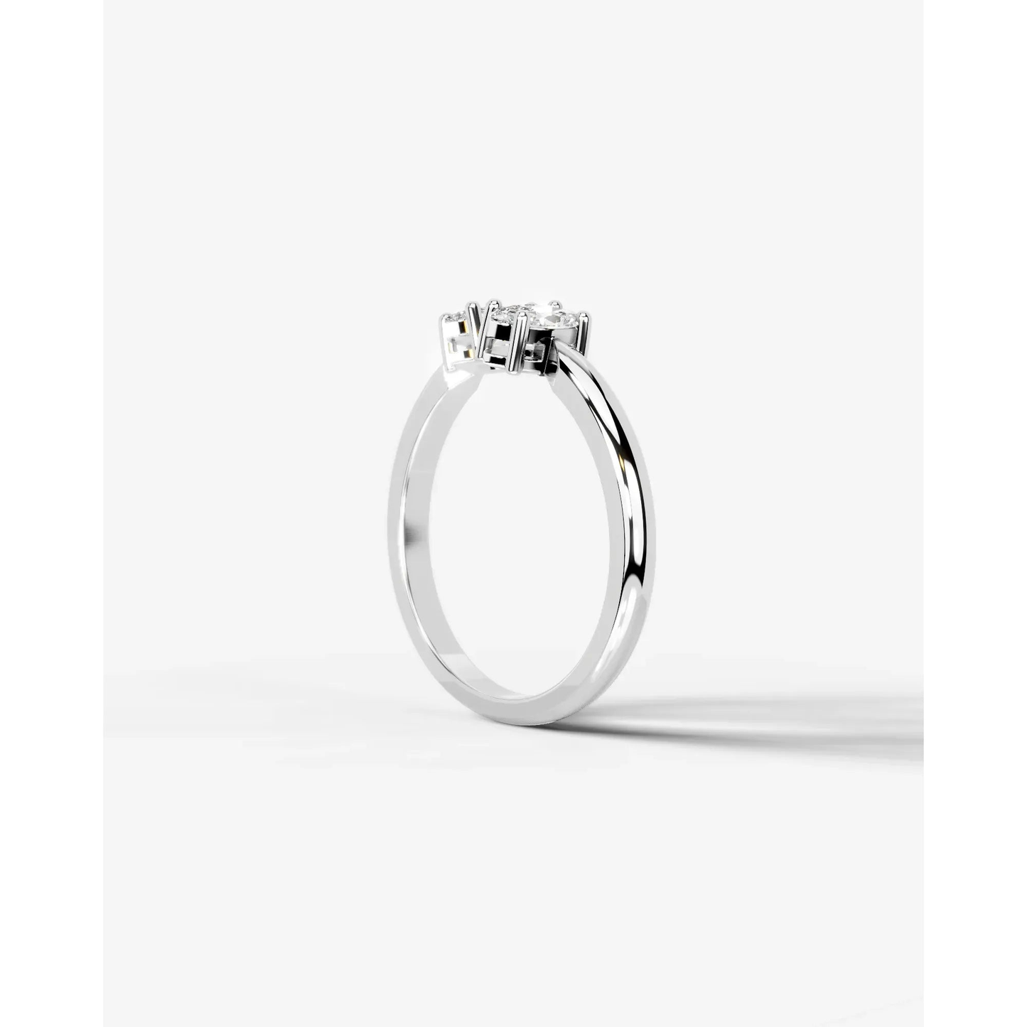 Celine Lab Grown Marquise Diamond Wedding Ring - White Gold - 18K - 6ct