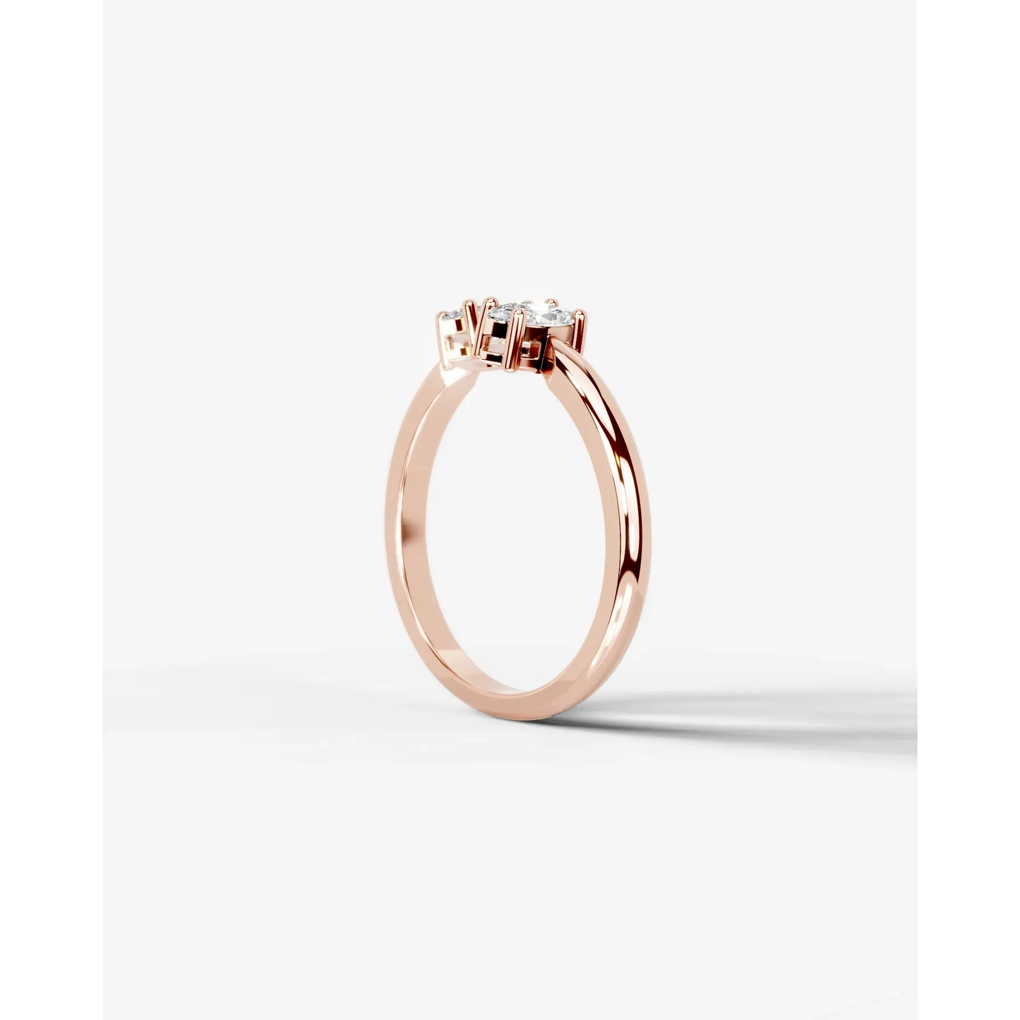 Celine Lab Grown Marquise Diamond Wedding Ring - Rose Gold - 18K - 6ct