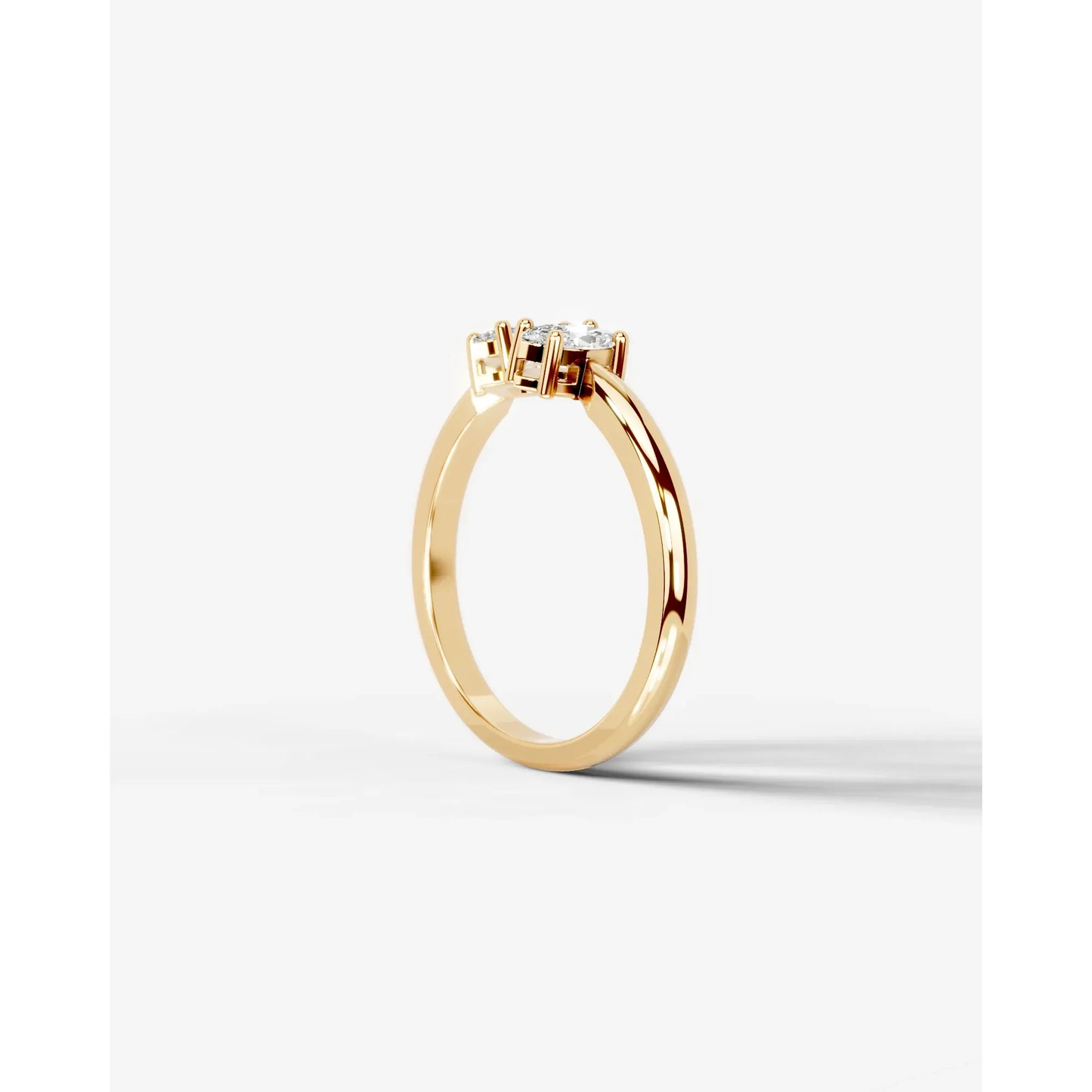 Celine Lab Grown Marquise Diamond Wedding Ring - Yellow Gold - 18K - 6ct