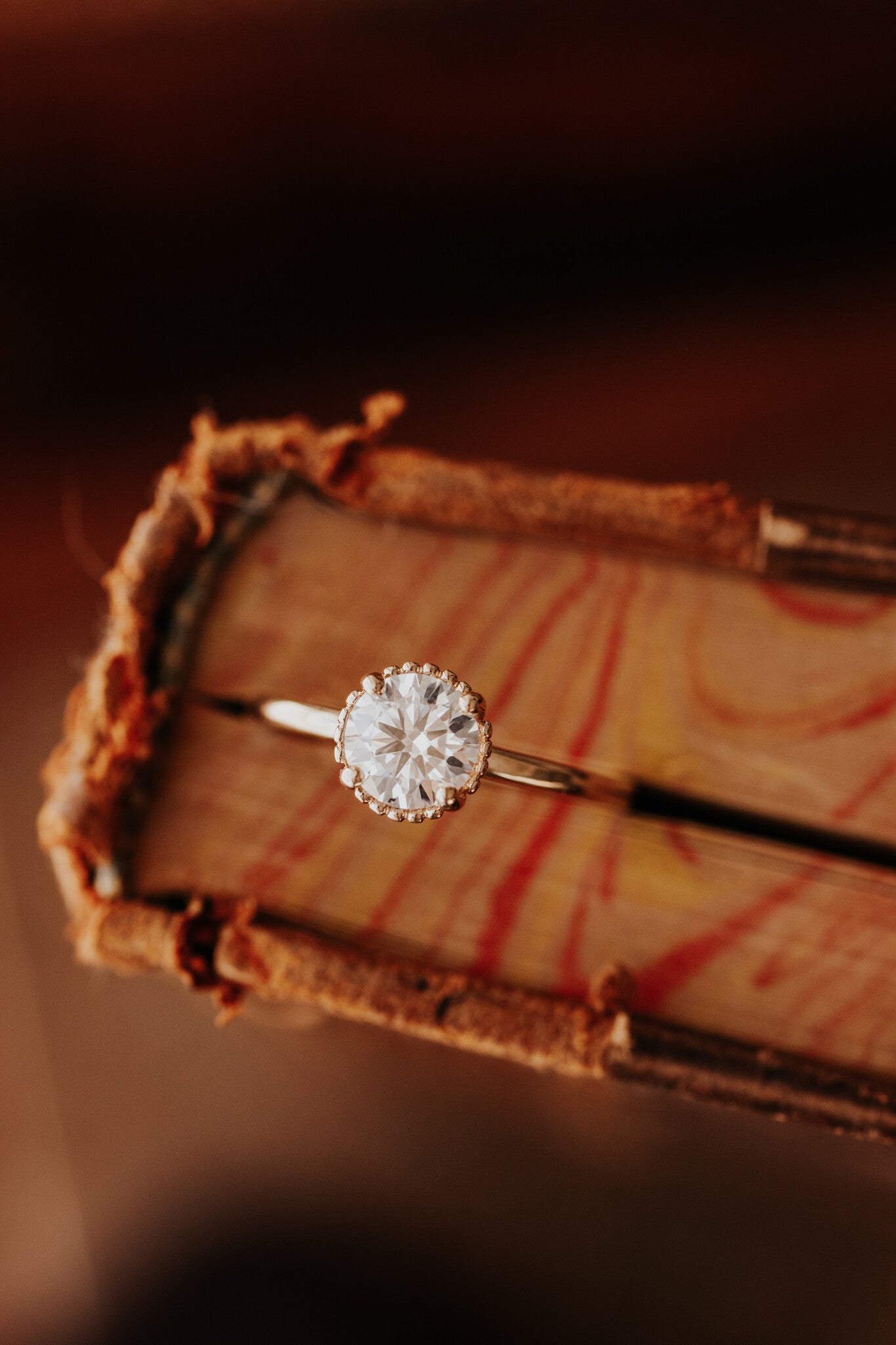 The Charlotte Round Natural Diamond Solitaire