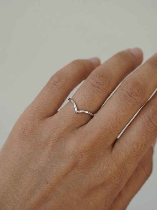 Chaya Wedding Band Lab Grown Diamond Wedding Ring - White Gold