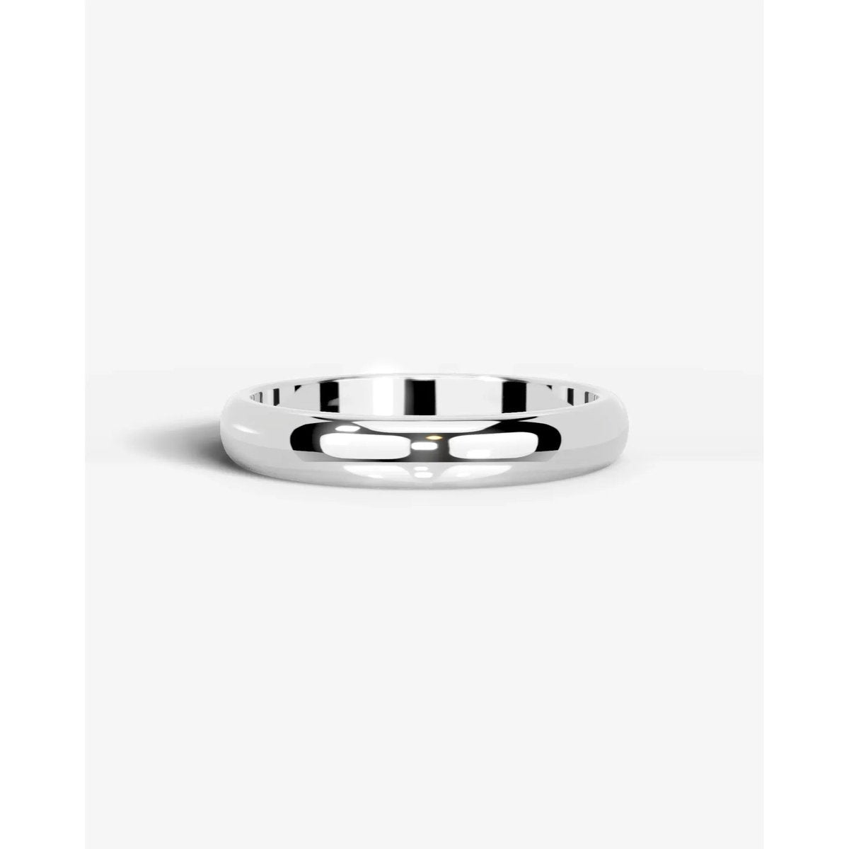 Chris Wedding Band Lab Grown Diamond Wedding Ring - White Gold