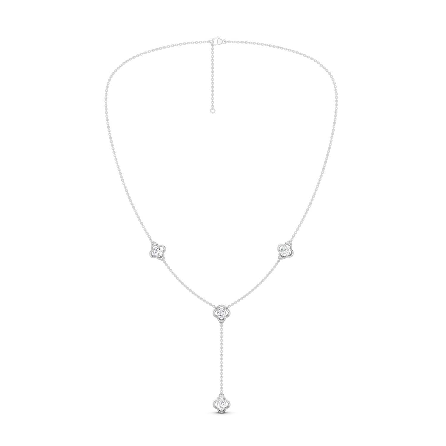 Viola Stationed Y Necklace