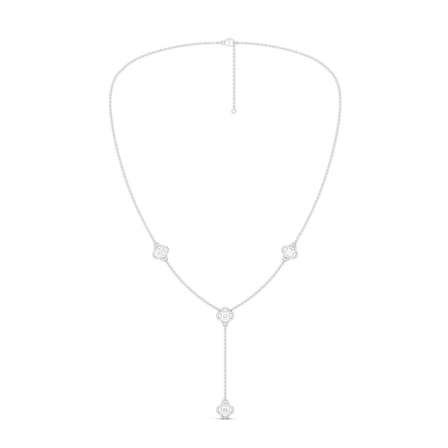 Viola Stationed Y Necklace